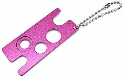 1Pc Purple Essential Oil Bottle Metal Orifice Remover Opener Roller Bottle Opener Metal Key Tool Opener and 123456r for Roller Balls and Caps,Dining and Entertaining