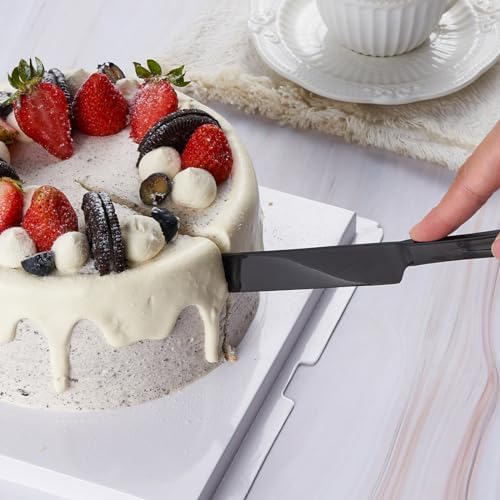 Rainbow Cake Knife and Server Set, GoGeiLi Colorful Stainless Steel Cake Cutting Set for Wedding, Birthday, Parties