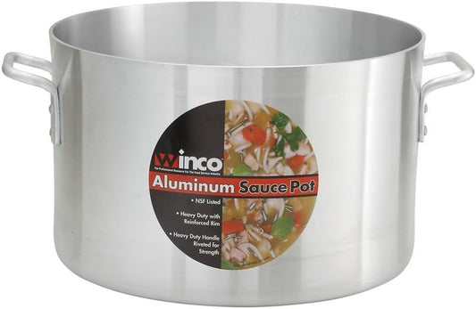 Winware ASSP-34 Sauce Pot, 34 Quart, Aluminum