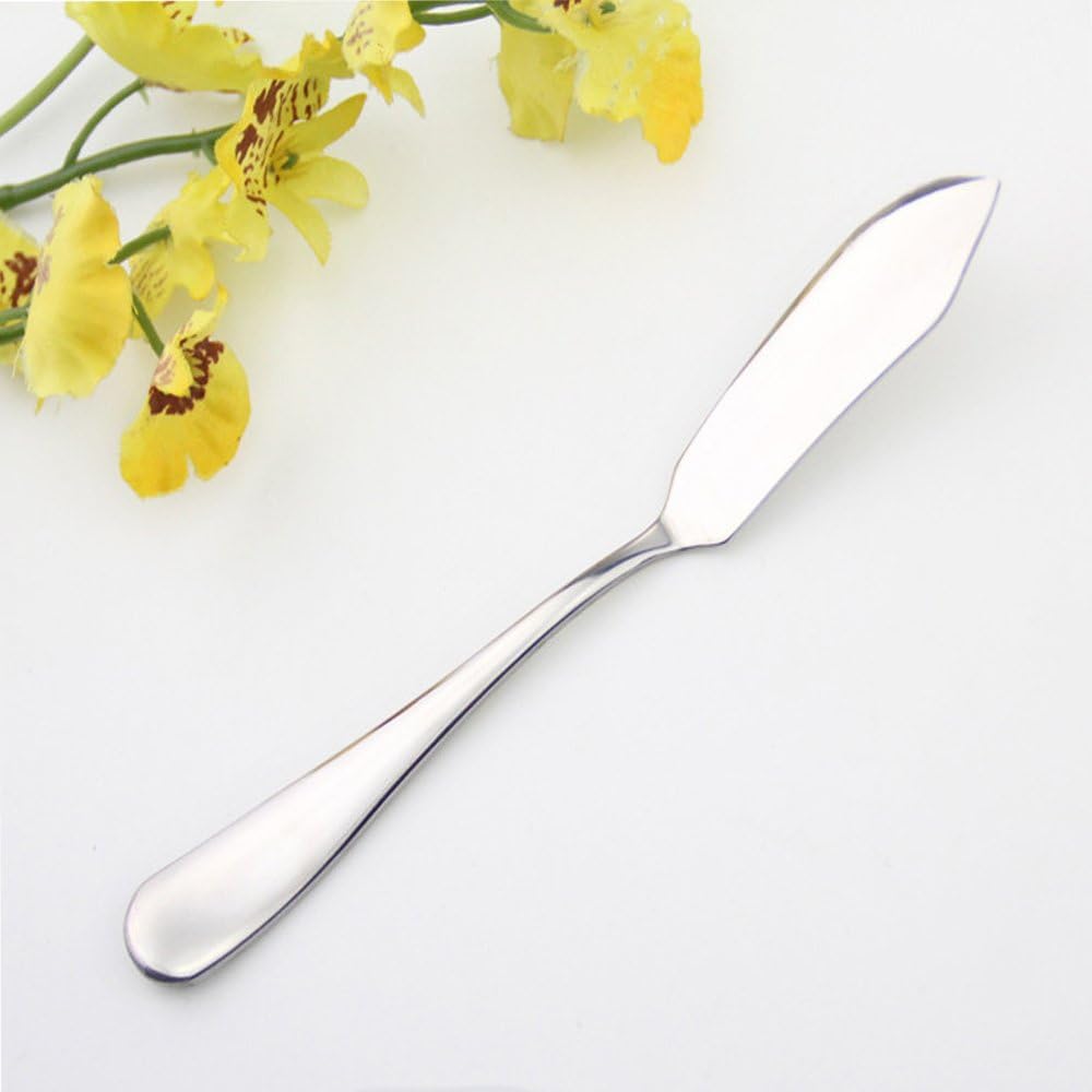 Stainless Steel Butter Knife, Set of 4, Butter Spreader, Breakfast Spreads,Cheese and Condiments