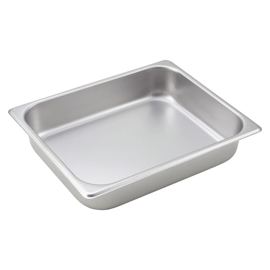 Winco SPH2 44198 Size Pan 2 1/2" (NSF), Stainless Steel, Medium