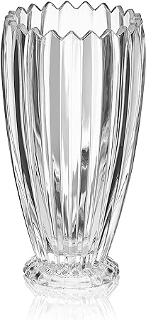 Mikasa Estate Crystal Vase, Clear